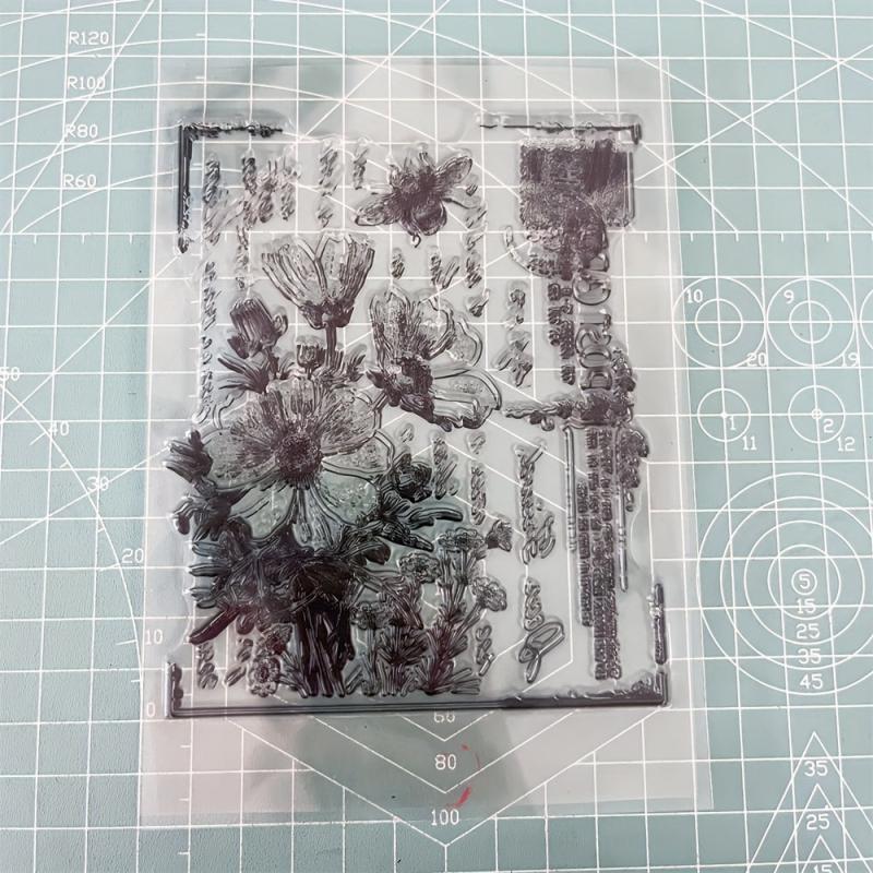 Elegant Vintage Silicone Stamp for Crafts