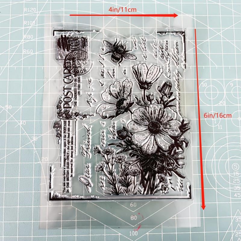 Elegant Vintage Silicone Stamp for Crafts