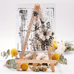 Elegant Vintage Silicone Stamp for Crafts