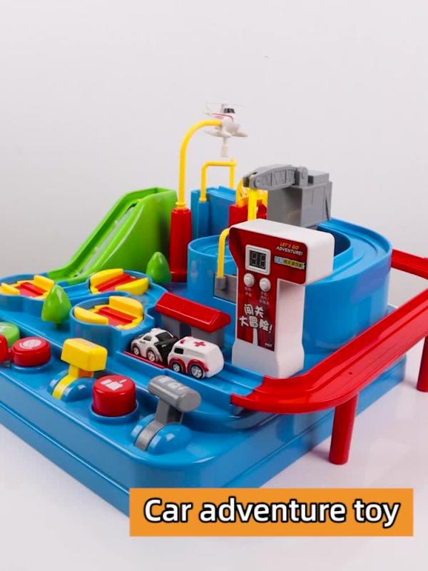 Race Track Adventure Toy City Rescue Playsets with Mini Cars