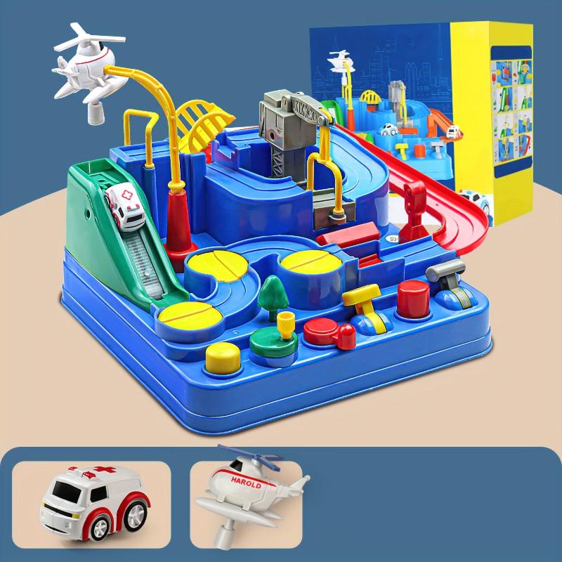Race Track Adventure Toy City Rescue Playsets with Mini Cars