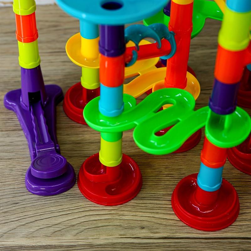 142Pcs Marble Run Track Toys Building Blocks Games Christmas Gift