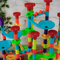 142Pcs Marble Run Track Toys Building Blocks Games Christmas Gift