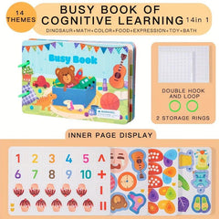 Kids Quiet Book Montessori Toy DIY Cognitive Matching Toy Preschoolers