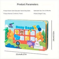 Kids Quiet Book Montessori Toy DIY Cognitive Matching Toy Preschoolers