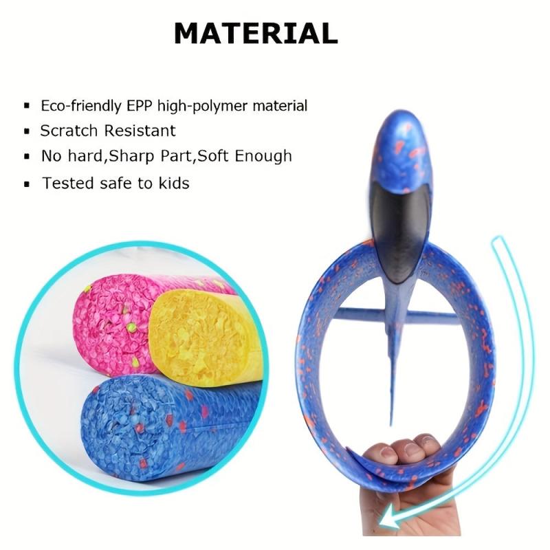 9in Airplane Toy Gift For Boys Kids Glider Planes Foam Flying Airplane Kit