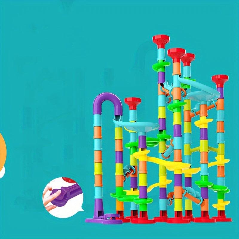 Rolling Ball Building Blocks Toy Splicing Pipeline Maze