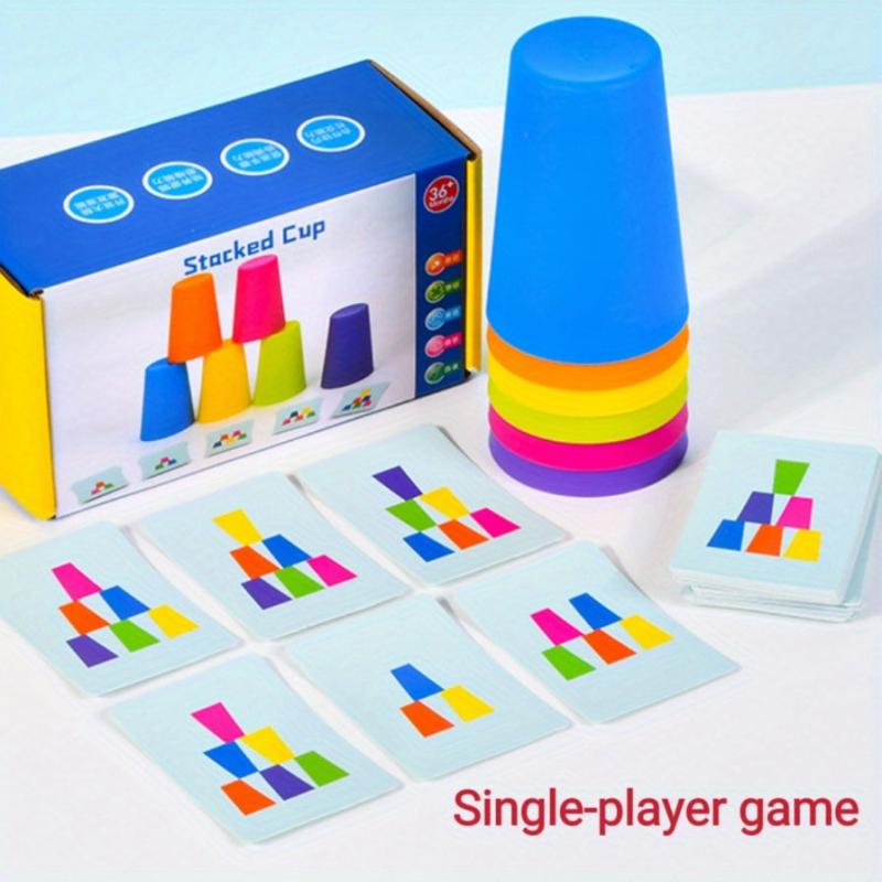 Stack Cup Puzzle Game for Cognitive Development
