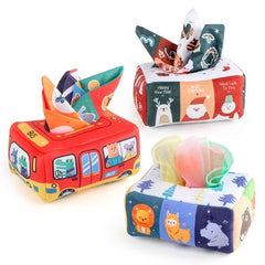 Baby Tissue Box Sensory Toys for Kids