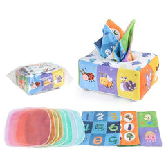 Baby Tissue Box Sensory Toys for Kids