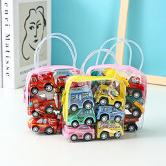 Children's Inertia Back Force Car Set 6 Pieces Engineering Car Baby Toy