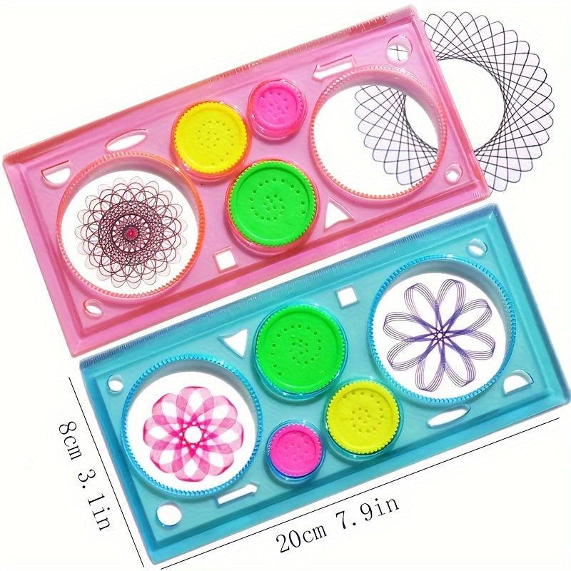 Creative Spirograph Ruler for Art Students and Children