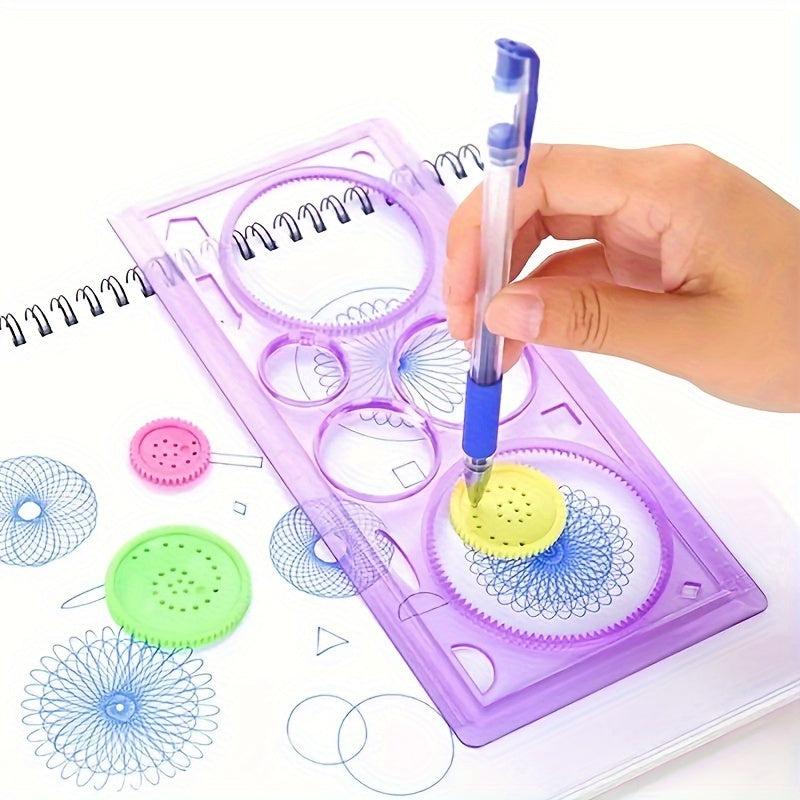 Creative Spirograph Ruler for Art Students and Children