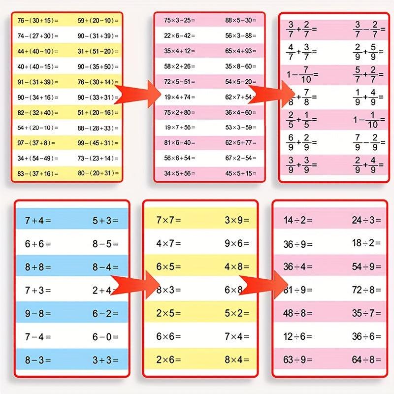 2400 Math Exercises for Improving Arithmetic Skills in English