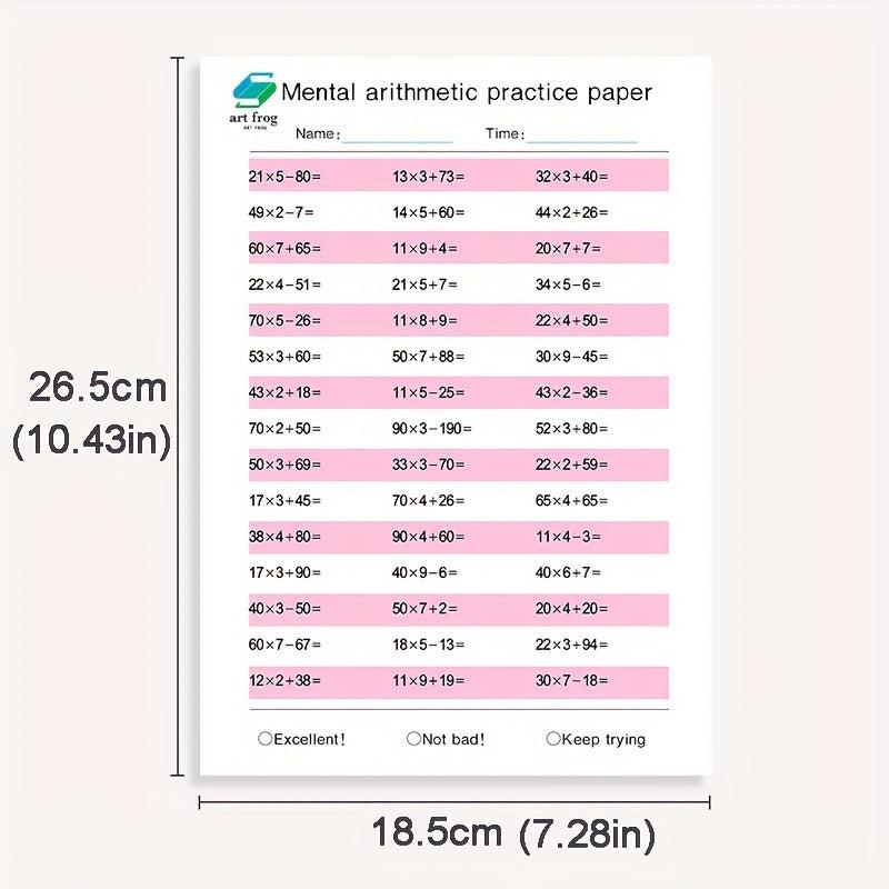 2400 Math Exercises for Improving Arithmetic Skills in English