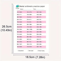 2400 Math Exercises for Improving Arithmetic Skills in English