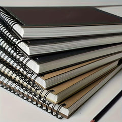 A5 Sketchbook Spiral Bound 50 Sheets Acid-Free Paper for Art and Letter Writing