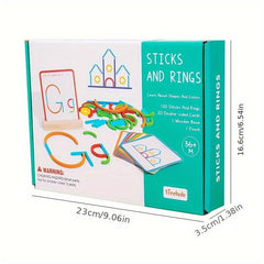 Sticks & Rings Puzzle Matching Toys for Toddlers