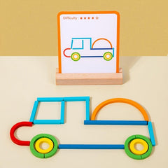 Sticks & Rings Puzzle Matching Toys for Toddlers