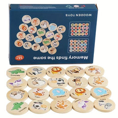 Wooden Puzzle Cartoon Chess Toy for Early Education