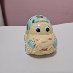 Soft Rubber Push And Go Vehicles Baby Car Toy