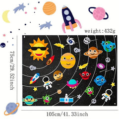 Felt Wall Sticker Children's Toys DIY Pendant Animal Paradise Ocean Farm