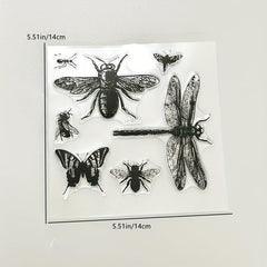 Dragonfly DIY Silicone Transparent Stamp