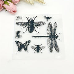 Dragonfly DIY Silicone Transparent Stamp