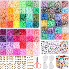 72 Colors Soft Clay Letter Beads Bohemian Jewelry Set DIY Beaded Accessories