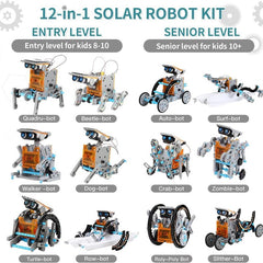 12 in 1 Solar Robot Kit Toys For Kids 8-13 Yrs