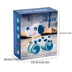 Children's Cartoon Animal Pull Rope Traction Hand Pull Line Trailer Toy