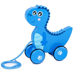 Children's Cartoon Animal Pull Rope Traction Hand Pull Line Trailer Toy