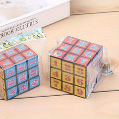 Rotating Letter Puzzle Cube Educational Toy for Kids