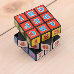Rotating Letter Puzzle Cube Educational Toy for Kids