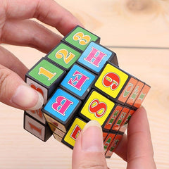 Rotating Letter Puzzle Cube Educational Toy for Kids