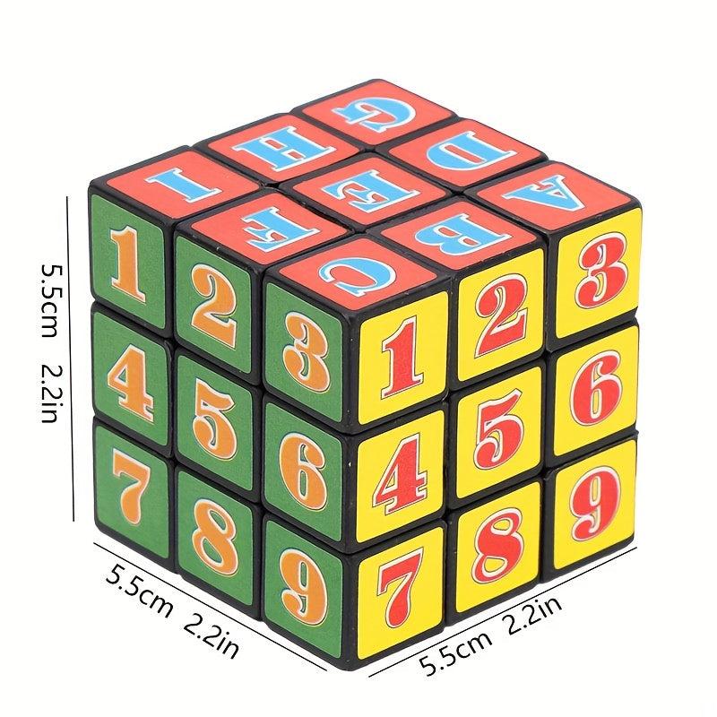 Rotating Letter Puzzle Cube Educational Toy for Kids
