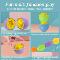 Shape Matching Eggs Educational Easter Eggs Set Toy