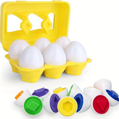 Shape Matching Eggs Educational Easter Eggs Set Toy