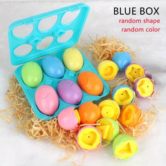 Shape Matching Eggs Educational Easter Eggs Set Toy