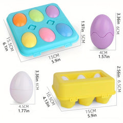 Shape Matching Eggs Educational Easter Eggs Set Toy