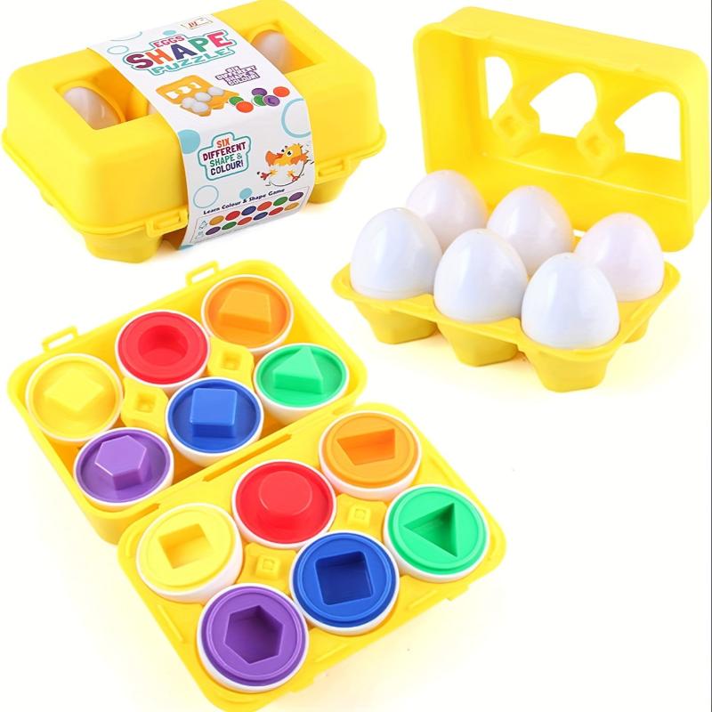 Shape Matching Eggs Educational Easter Eggs Set Toy