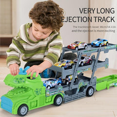 Dinosaur Folding Toy Car Large Deformation Ejection Truck Car Toy