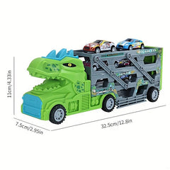 Dinosaur Folding Toy Car Large Deformation Ejection Truck Car Toy