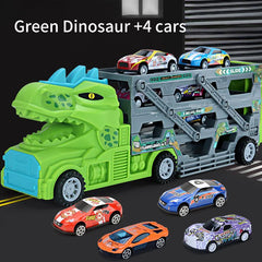 Dinosaur Folding Toy Car Large Deformation Ejection Truck Car Toy