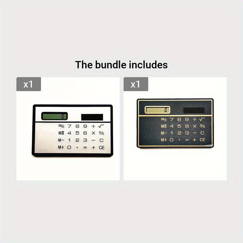 Ultra Thin Solar Calculator for Learning & Teaching