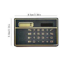 Ultra Thin Solar Calculator for Learning & Teaching