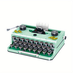 Building Blocks Retro Typewriter Puzzle Toy