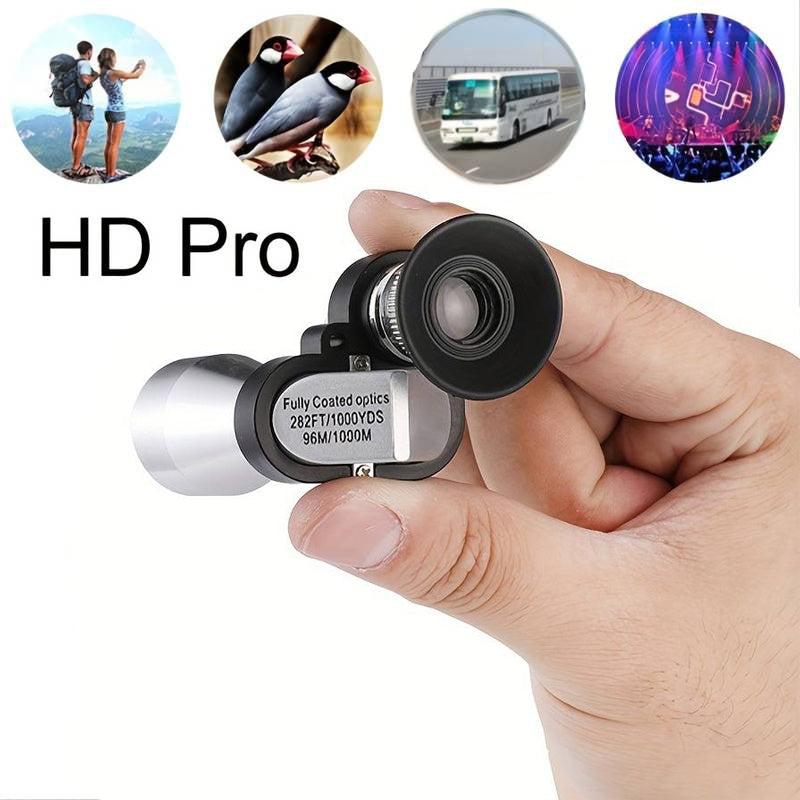 8x20 HD Mini Pocket Zoom Monocular