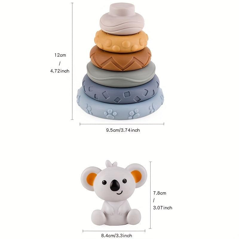 Toddler Soft Building Blocks Stacking Music Toy