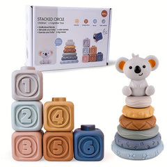 Toddler Soft Building Blocks Stacking Music Toy